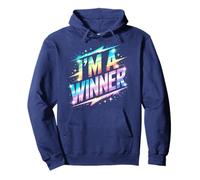 Retro I'M A WINNER Motivational Field Day Spirit W ame Pullover Hoodie