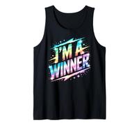 Retro I'm A Winner Motivational Field Day Spirit W ame Tank Top