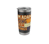 Retro I'm ADAM Doing ADAM Things Funny Birthday Joke Stainless Steel Insulated Tumbler