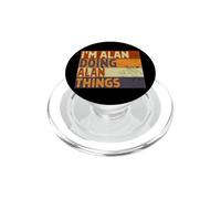 Retro I'm ALAN Doing ALAN Things Funny Birthday Joke PopSockets PopGrip for MagSafe