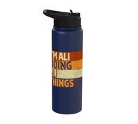 Retro I'm ALI Doing ALI Things Funny Birthday Joke Stainless Steel Insulated Water Bottle