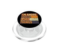 Retro I'm ANDRE Doing ANDRE Things Funny Birthday Joke PopSockets PopGrip for MagSafe