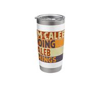 Retro I'm Caleb Doing Caleb Things Funny Birthday Joke Stainless Steel Insulated Tumbler