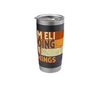 Retro I'm ELI Doing ELI Things Funny Birthday Joke Stainless Steel Insulated Tumbler