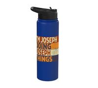 Retro I'm Joseph Doing Joseph Things Funny Birthday Joke Stainless Steel Insulated Water Bottle