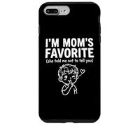 Retro I'm Mom's Favorite She Told Me Not to Tell You Mothers Case for iPhone 7 Plus/8 Plus