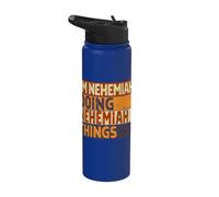 Retro I'm Nehemiah Doing Nehemiah Things Funny Birthday Joke Stainless Steel Insulated Water Bottle