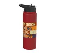 Retro I'm Orion Doing Orion Things Funny Birthday Joke Stainless Steel Insulated Water Bottle