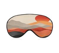 Retro Images Eye Mask Adjustable Light Blocking Night Masks Soft Breathable Blindfold Comfortable Sleep Mask for Side Sleeper Pressure-Free & Light Block-Out Eye Covers