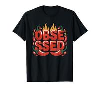 Retro Import Label Chili Crisp Jar Illustrated Obsessed Oil T-Shirt