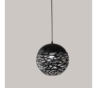 Retro Industrial Light,Metal Black Chandelier Pendant Shade Light Fitting Wire Cage Lampshade Lamp Cover Base for Living Dining Room Bar D
