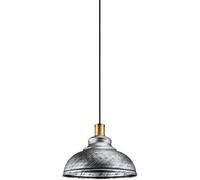 Retro Industrial Style Fixture, Single American Round Dome Metal Lamp, Rustic Farmhouse Iron Pendant Light Compatible,Pendant Lighting Ceiling