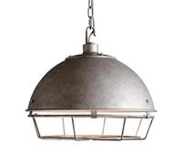 Retro Industrial Style Metal Chandelier, Flush Mount Ceiling Pendant Lamp Lampshade, E27 Base Single-Head Hanging Light, Porch and Corridor Decoration Lighting Fixtures