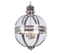 Retro Industrial Style Victorian Era Hotel Lobby Home Lighting Bedroom Restaurant Round Glass Ball Large Pendant Lights(Bright,Medium)