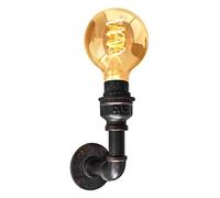 Retro Industrial Water Pipe Wall Light Vintage Rustic Metal Steampunk Lamp Up or Down M0160-F