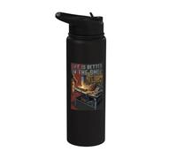 Retro Industrial Welder Life is Better in The Shop Welding Stainless Steel Insulated Water Bottle