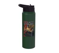 Retro Industrial Welder Life is Better in The Shop Welding Stainless Steel Insulated Water Bottle