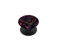 Retro Infinite Staircase Cosmic Vintage Style Art PopSockets Adhesive PopGrip
