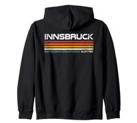 Retro Innsbruck Austria Souvenir Innsbruck Tyrol Zip Hoodie