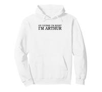 Retro-Inspired Arthur Tee | Funny Name Graphic for Friends Pullover Hoodie