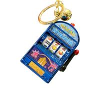 Retro Inspired Rotating Fruit Keychain with Vibrant Music and Flashing Lights, Great Keepsake of Macaw Travel Macau Souvenir Key Ring, フリーサイズ