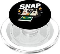 Retro Instant Camera Snap Photo Graphic PopSockets PopGrip for MagSafe