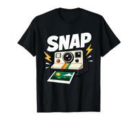 Retro Instant Camera Snap Photo Graphic T-Shirt