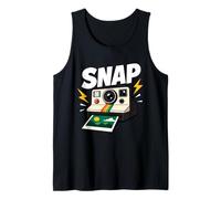 Retro Instant Camera Snap Photo Graphic Tank Top