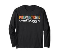 Retro Interventional Radiology IR Technologist Cath Lab Long Sleeve T-Shirt