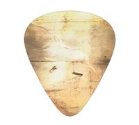 Retro Irish flag 12 guitar picks per pack, available in 3 different thicknesses, suitable for electric guitars, ukuleles, etc.