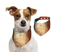 Retro Irish Flag Dog Bandanas-Washable Dog Kerchief for Small to Large Pet Scarf for Girl Or Boy, Pet Accessories