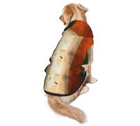 Retro Irish Flag Dog Hoodie – Soft & Breathable Polyester Pet Clothes for Medium, and Large Dogs