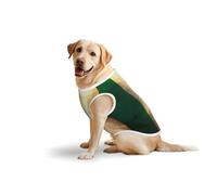 Retro Irish Flag Dog Pure Cotton Tshirts for Medium & Large Dogs,Breathable Stretchy Tank Top Sleeveless Vest Tee Shirt