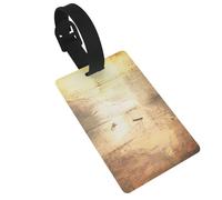 Retro Irish Flag Luggage tag.Personalized Full-Width Printed PVC, Business Card Size, with Detachable Wrist Strap.