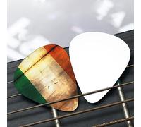Retro Irish flag Patterned guitar pick set - (thin/medium/thick), widely compatible with all kinds of stringed instruments,