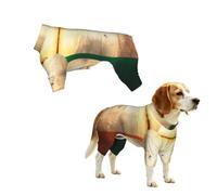 Retro Irish flag Print Dog Clothes - 4 Legs Jumpsuit Sweatshirt for Small Medium Large Dogs Cats