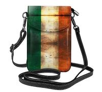 Retro Irish flag Printed Women's Crossbody Phone Bag - Perfect for Travel and Shopping