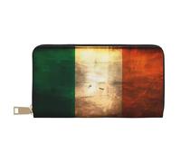 Retro Irish Flag Wallet Hand-Held Coin Purse Fashionable and Versatile Long Can Hold Mobile Phones Coins Keys
