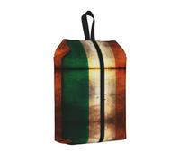 Retro Irish Flag Water Resistant Travel Shoe Bag with Handle for Suitcase Sneakers Boots Gym 1 PC