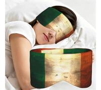 Retro Irish flagPrints Comfortable Sleep mask | Skin-friendly and breathable adjustable eye mask for naps and travel.