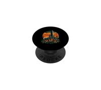 Retro Irish Round Tower Halloween Celtic Ruins PopSockets Adhesive PopGrip