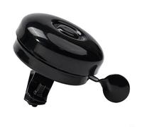 Retro Iron and Plastic For Bike Loud Ringing For Easy Install for Road Folding Electric Bikes Silver or Black (black)