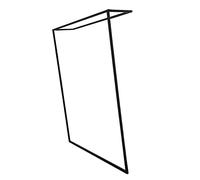 Retro Iron Art Clothing Rack,Simple Clothing Shop Wall Display Clothes Rail,High-End Fashion Display Rack for Clothing Shop,Black(Size:100 * 170CM,Color:Black)