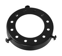 Retro Iron Three Hole Lamp Shade Adapter Ring for Floor Lamps | Black Finish, Stable Shade Retention, DIY Lighting Repair, Homeowners and Modern Decor Fit