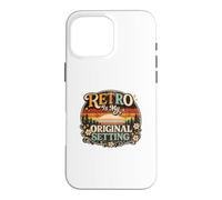 Retro Is My Original Setting Funny Vintage 1975 Case for iPhone 16 Pro Max