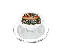 Retro Is My Original Setting Funny Vintage 1975 PopSockets PopGrip for MagSafe