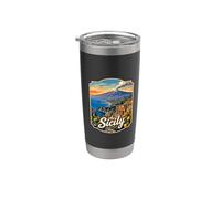 Retro Italy Sicily Souvenir/Sicily Stainless Steel Insulated Tumbler