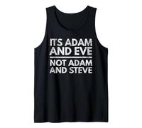 Retro It's Adam and Eve not Adam and Steve Tank Top