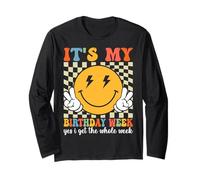 Retro It's My Birthday Week Yes I Get The Whole Week Long Sleeve T-Shirt