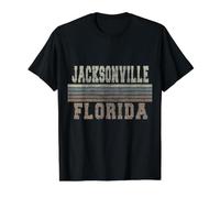 Retro Jacksonville Florida Value Graphic T-Shirt, Men, Black, XL